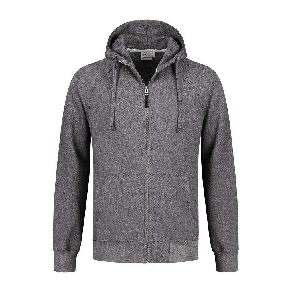 Santino antino Hooded Sweatvest Reno - Dark Grey - XXL