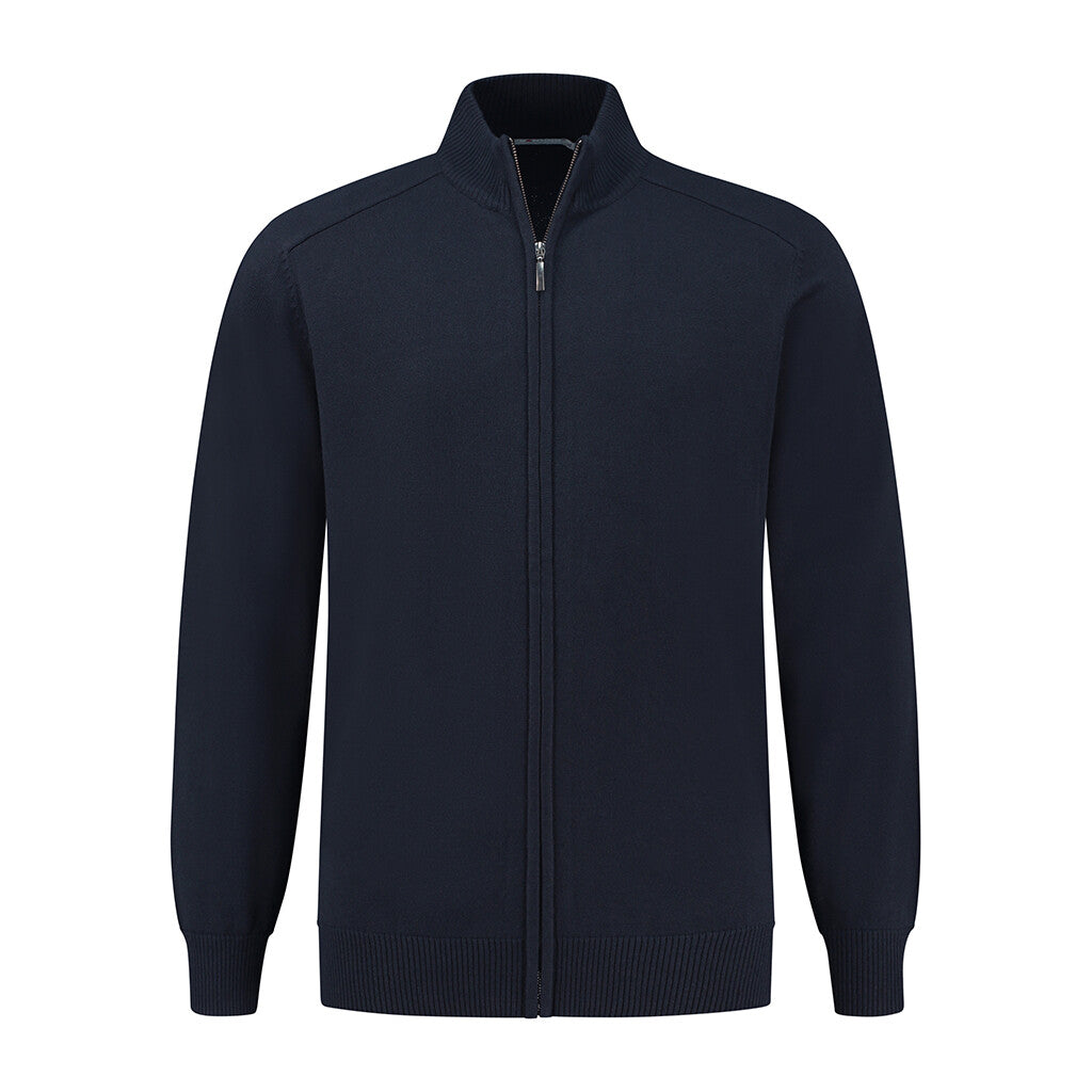 Santino antino Zip Cardigan Plano - Navy - XXL