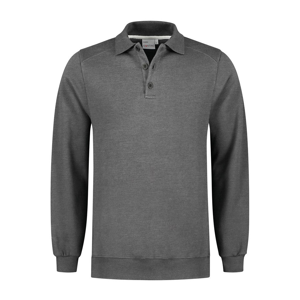 Santino antino Polosweater Ramon - Dark Grey - XXL