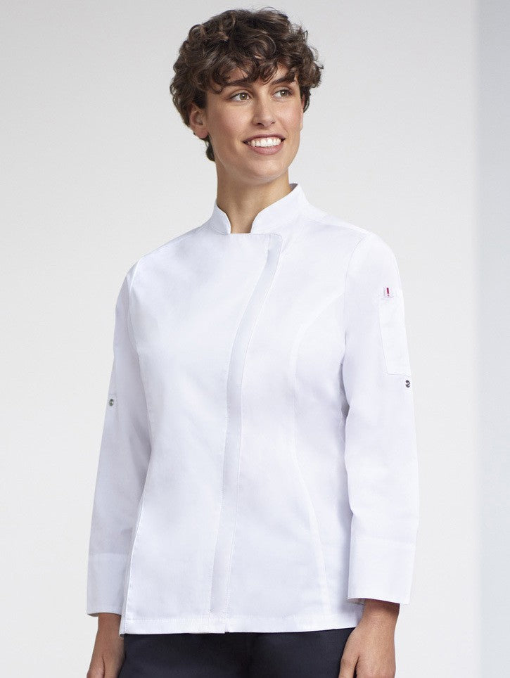 VMG Clothing Womens Alfresco Long Sleeve Chef Jacket