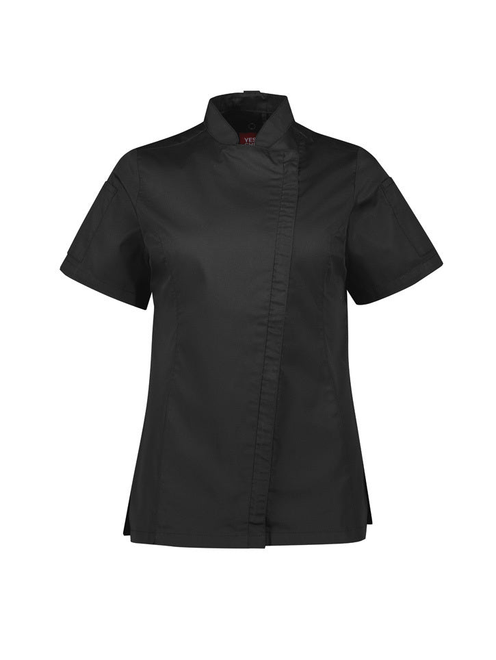 VMG Clothing Womens Alfresco Short Sleeve Chef Jacket