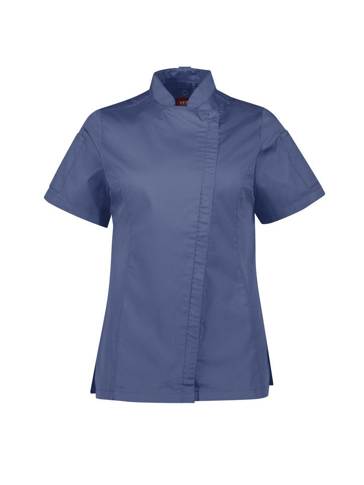 VMG Clothing Womens Alfresco Short Sleeve Chef Jacket
