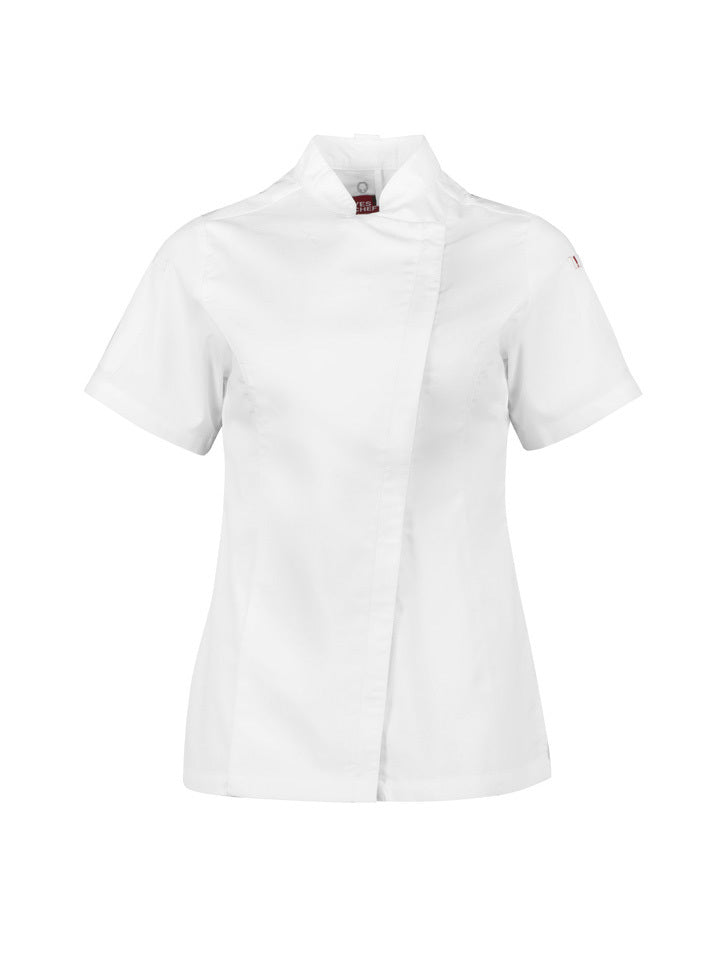 VMG Clothing Womens Alfresco Short Sleeve Chef Jacket