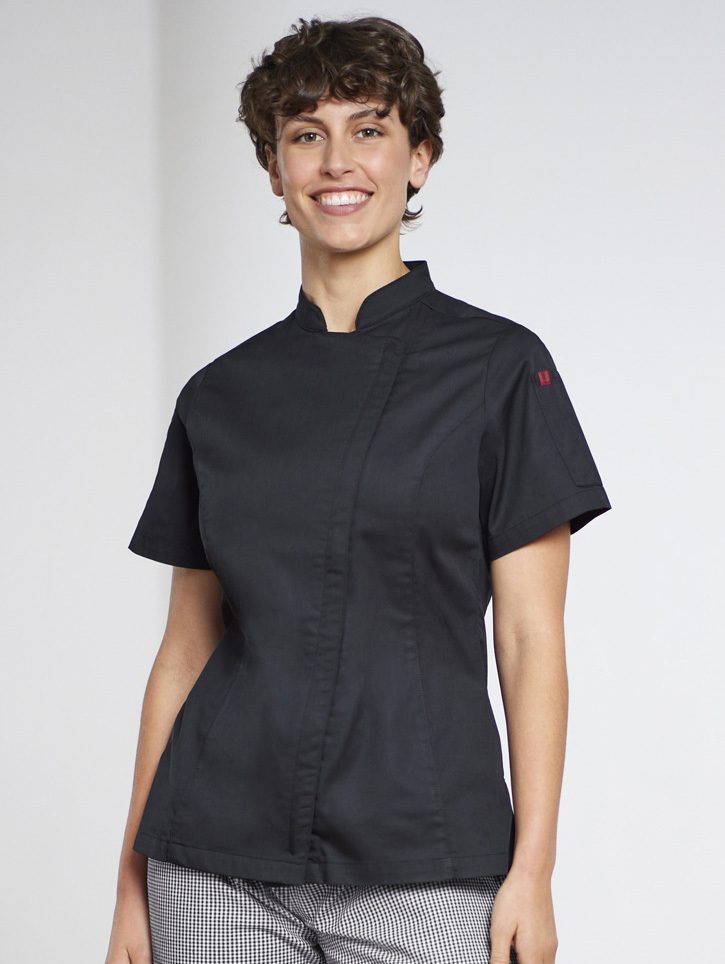VMG Clothing Womens Alfresco Short Sleeve Chef Jacket