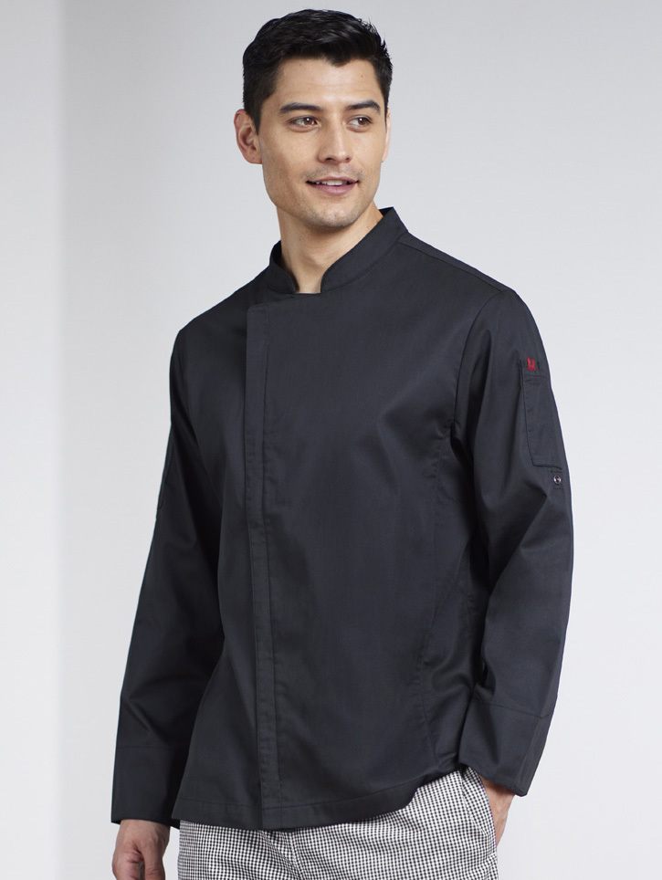 VMG Clothing Mens Alfresco Long Sleeve Chef Jacket
