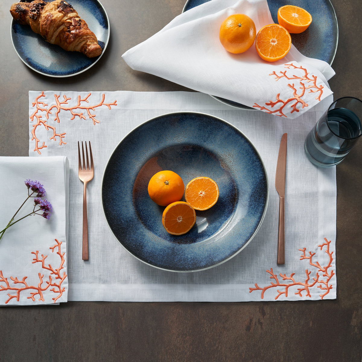Heirlooms Coral Placemat