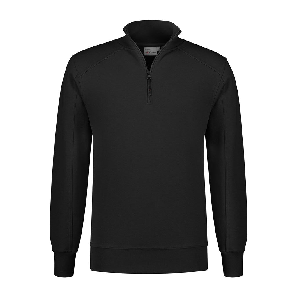 Santino antino Zipsweater Roswell - Black - XXL