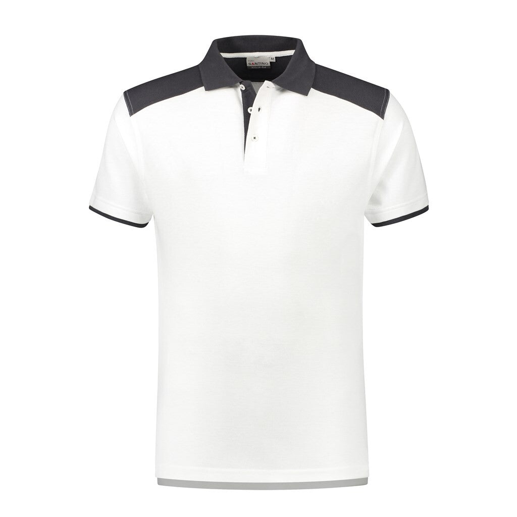 Santino antino Poloshirt Tivoli - White / Graphite - XXL