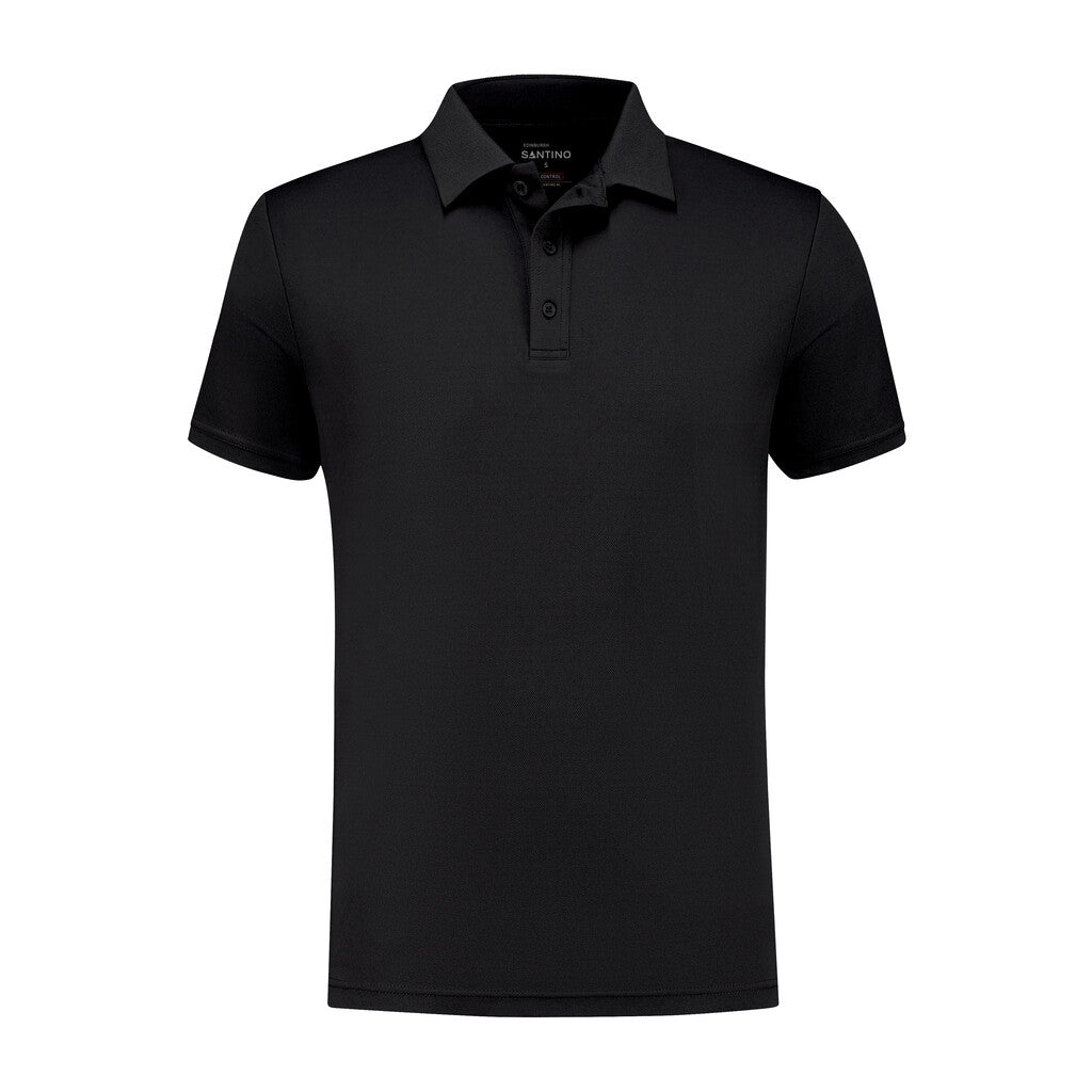 Santino antino Poloshirt Edinburgh - Black - XXL