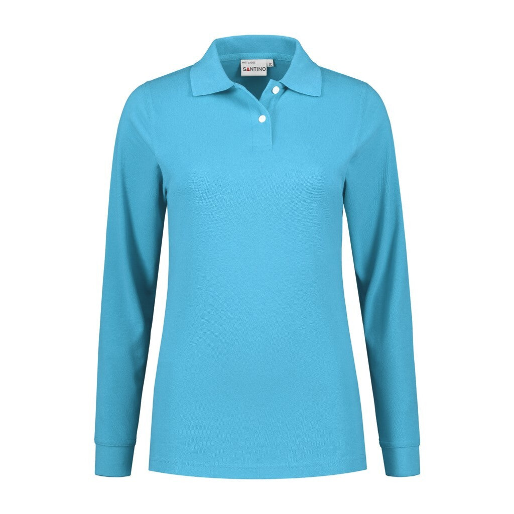 Santino antino Poloshirt Matt Ladies - Aqua - XXL