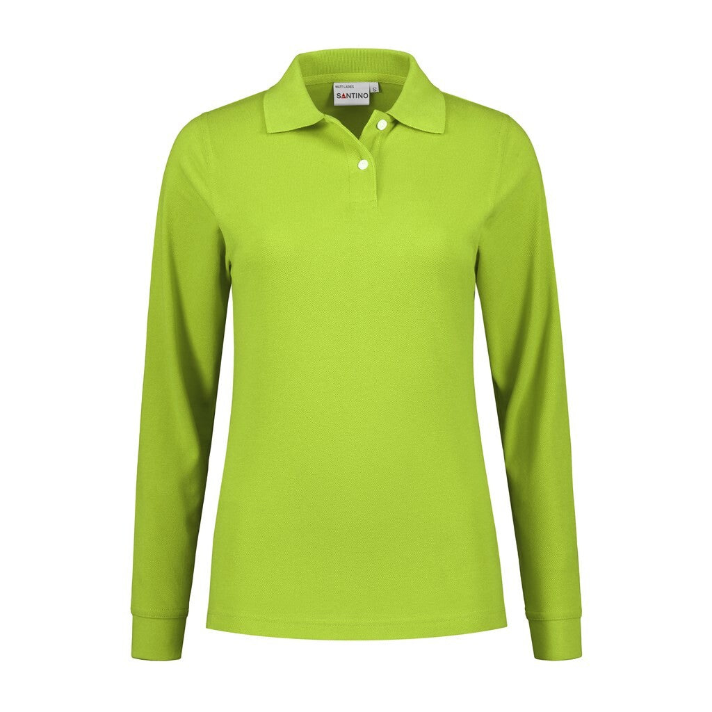 Santino antino Poloshirt Matt Ladies - Lime - XXL