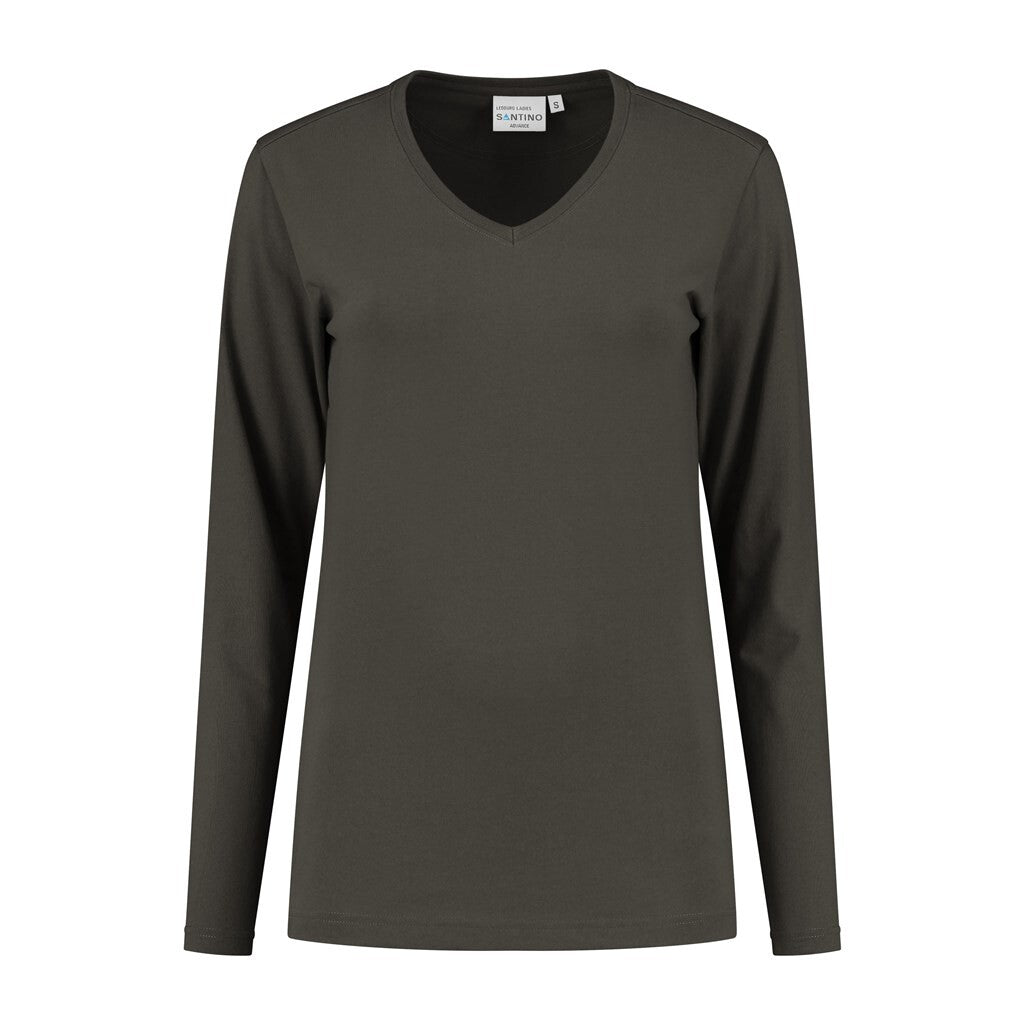 Santino antino T - shirt Ledburg Ladies Charcoa - Charcoal - XXL