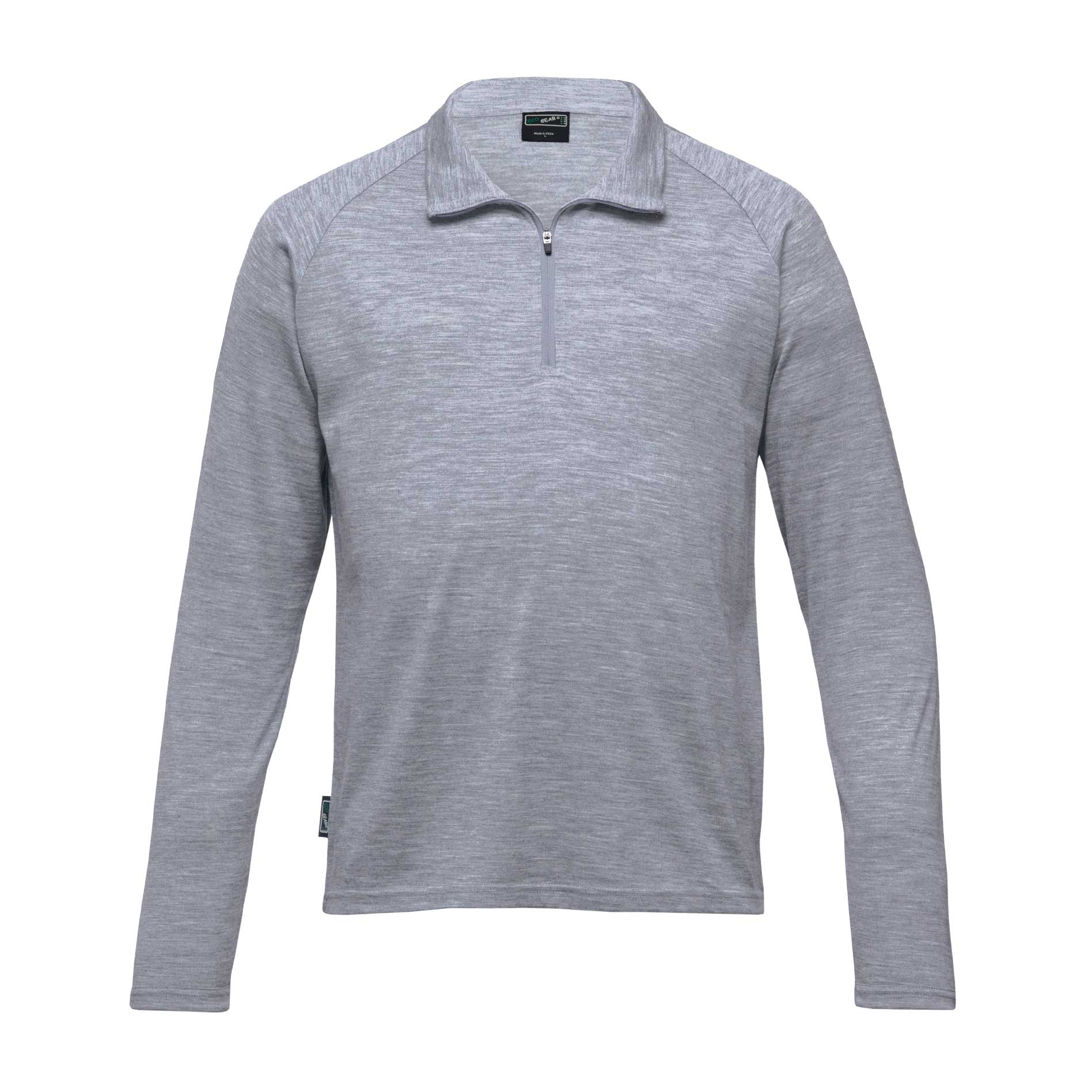VMG Clothing Men’s Merino Zip Pullover