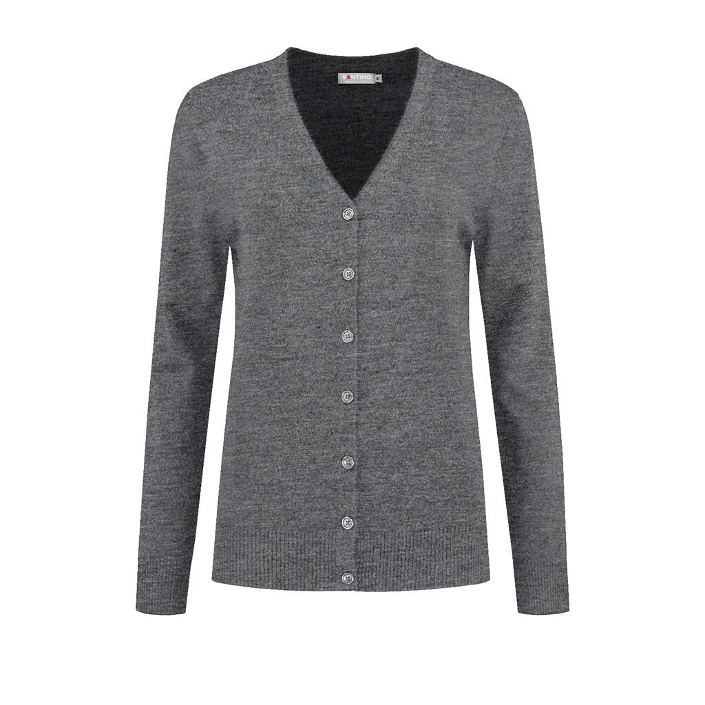 Santino antino Cardigan Prato Ladies - Dark Grey - XXL