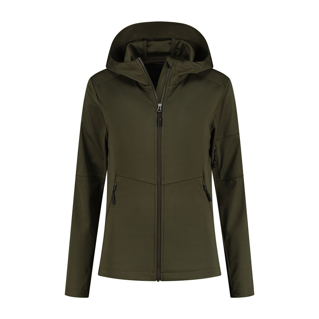 Santino antino Softshell Jacket Seattle Ladies - Army - XXL