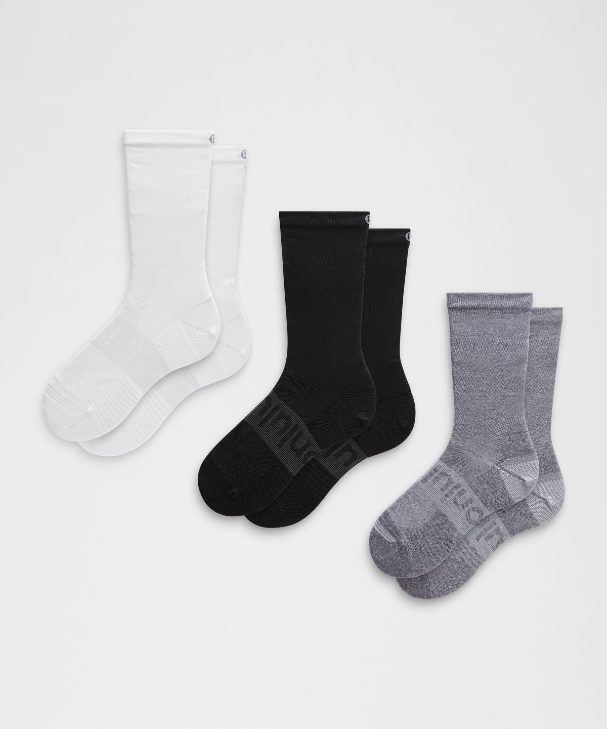 Lululemon Unisex Power Stride Crew Socks *3 Pack