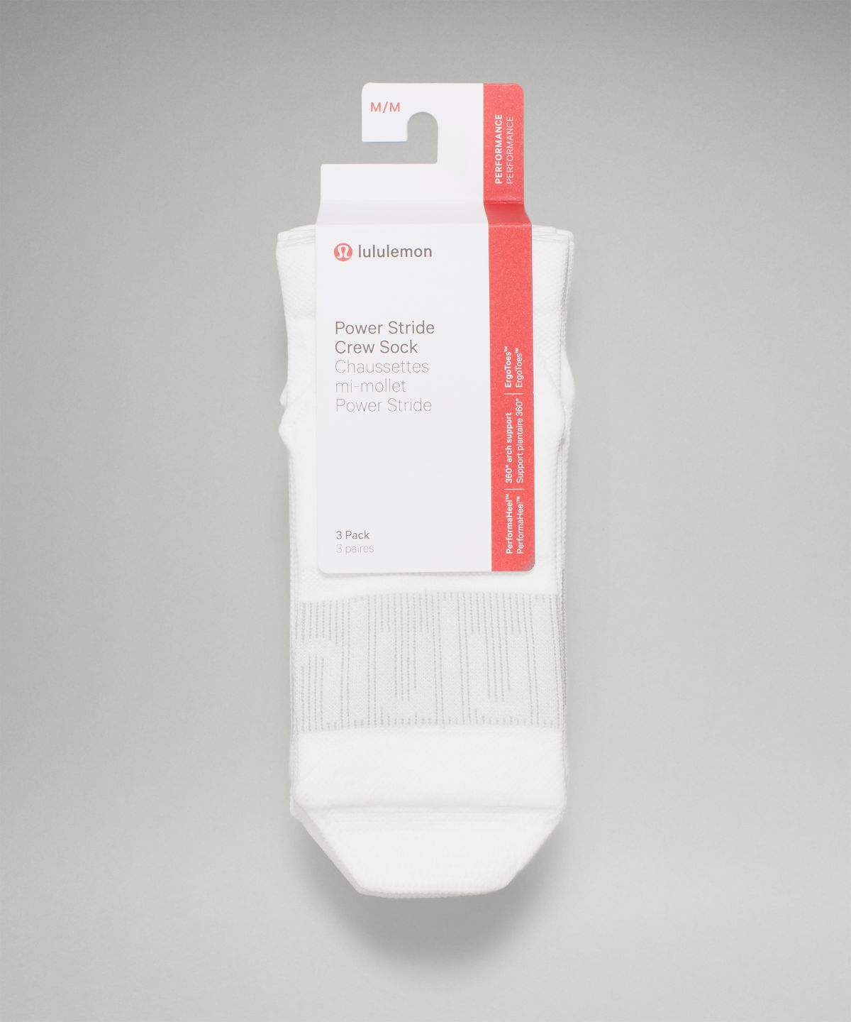 Lululemon Women's Power Stride Crew Socks *3 Pack