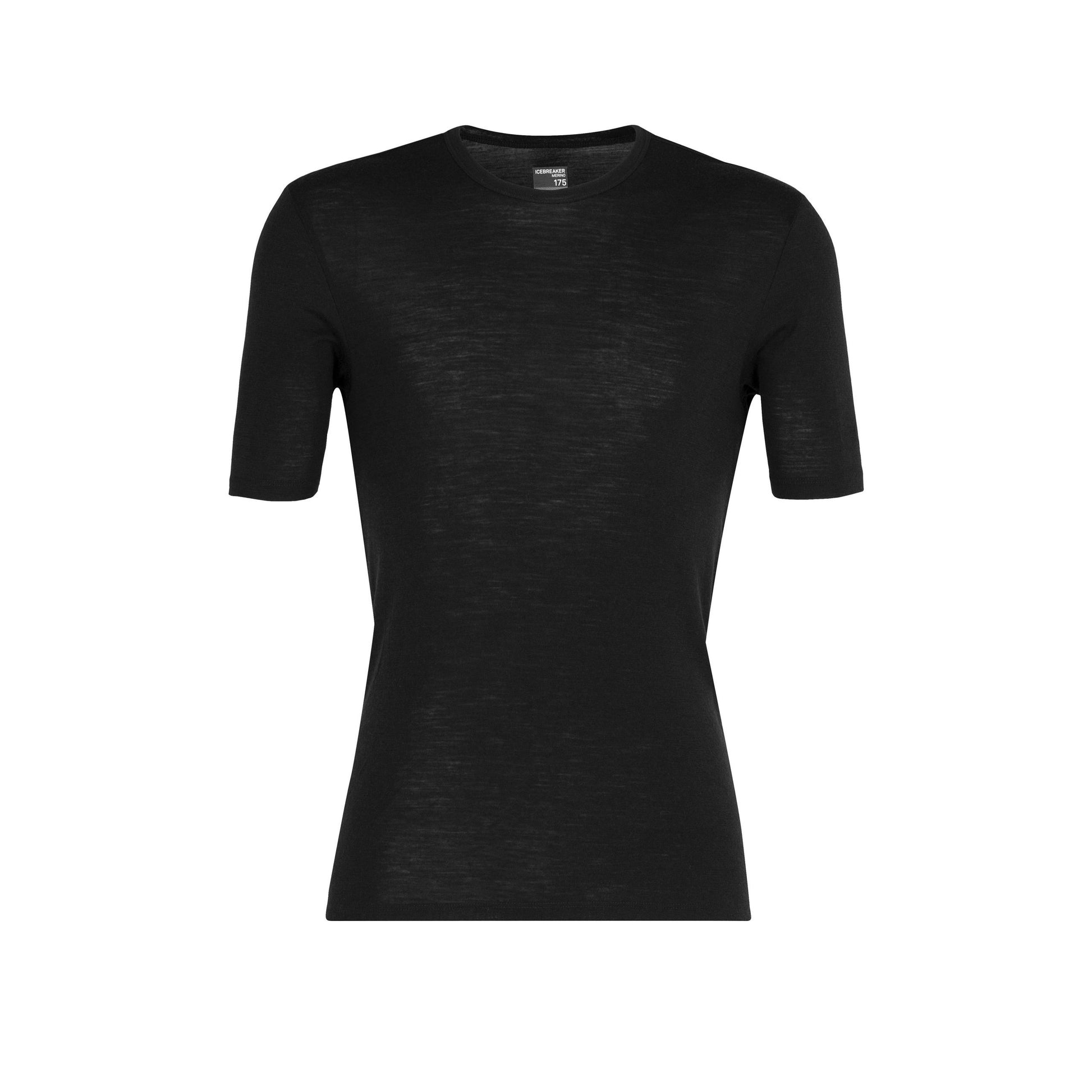 Icebreaker Men' 175 Everyday SS Crewe - Black - S