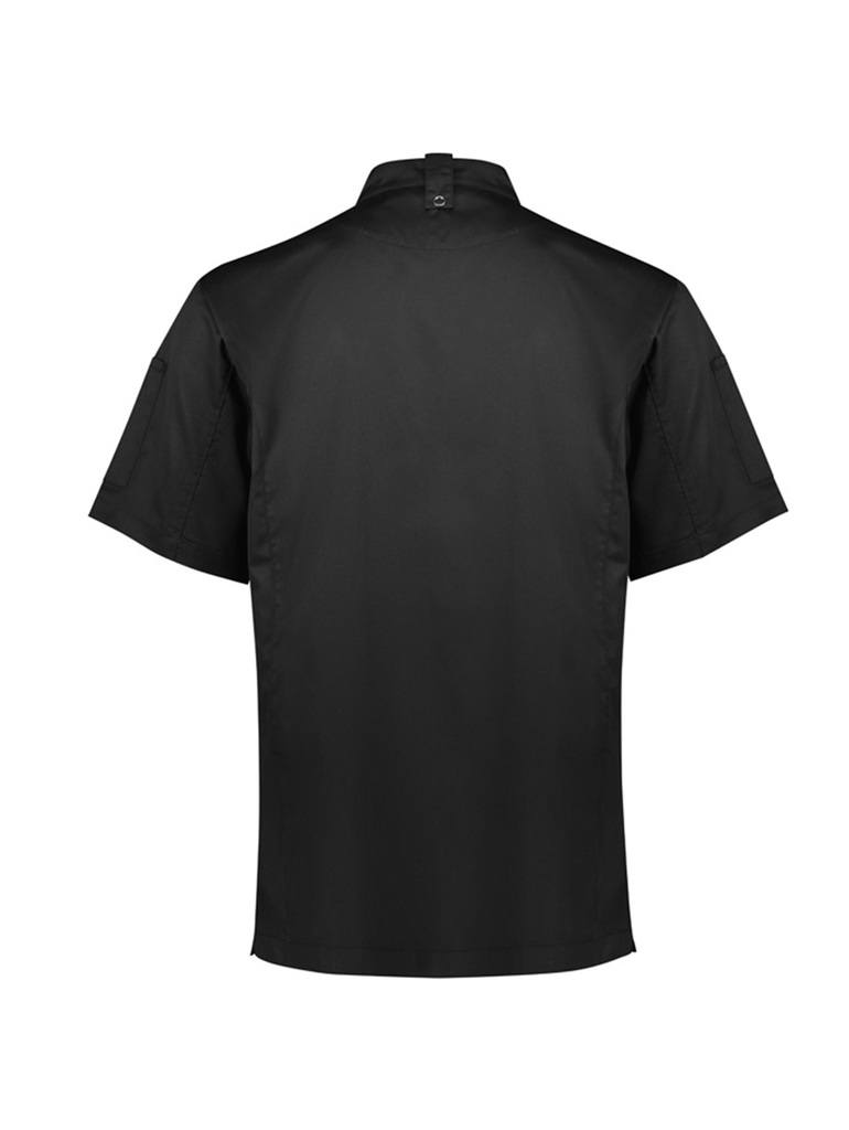 VMG Clothing Mens Alfresco Short Sleeve Chef Jacket