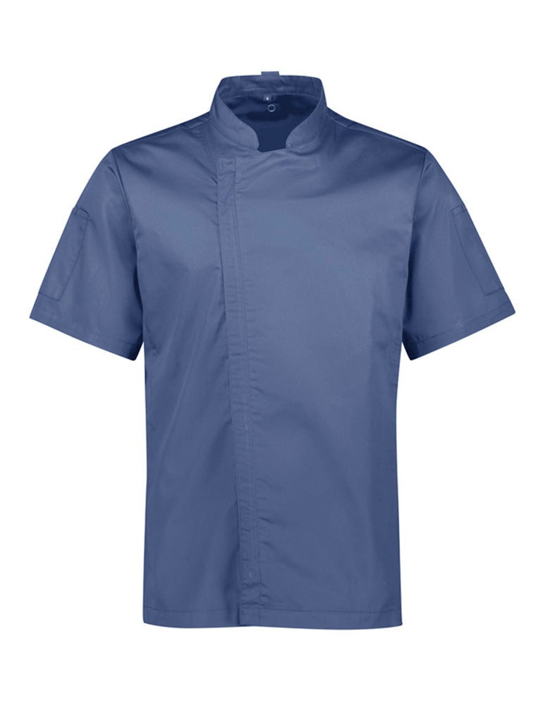 VMG Clothing Mens Alfresco Short Sleeve Chef Jacket