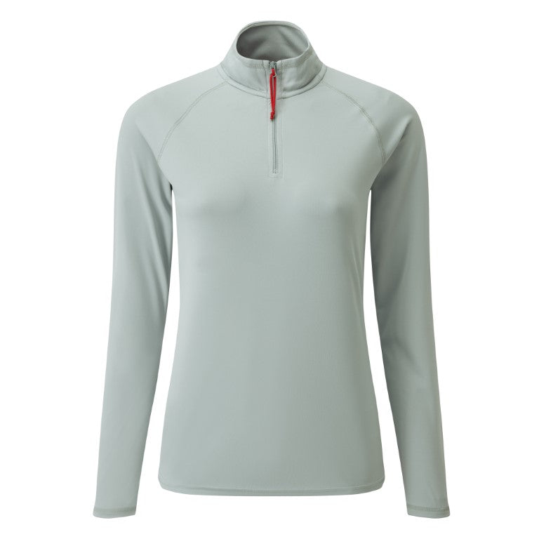 Gill Marine Women's UV Tec Long Sleeve Zip Tee