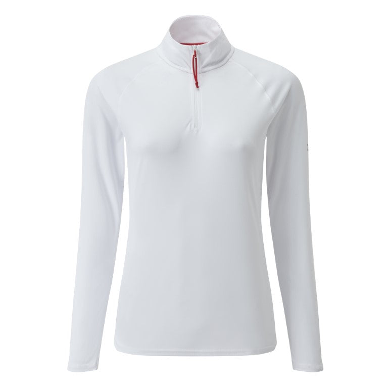 Gill Marine Women's UV Tec Long Sleeve Zip Tee