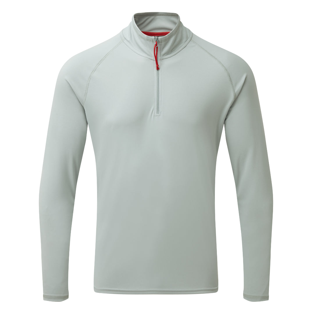 Gill Marine Men's UV Tec Long Sleeve Zip Tee