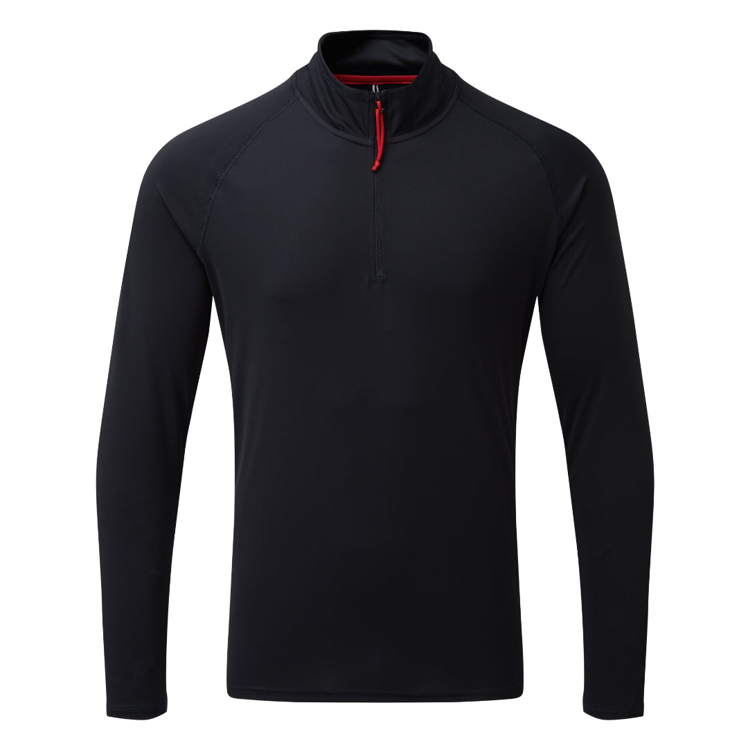 Gill Marine Men's UV Tec Long Sleeve Zip Tee