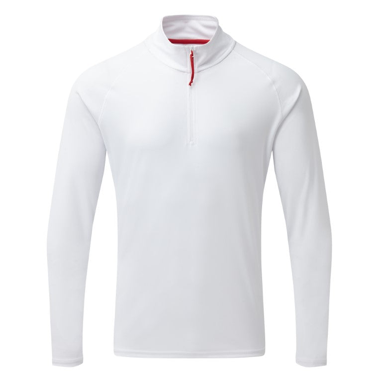 Gill Marine Men's UV Tec Long Sleeve Zip Tee