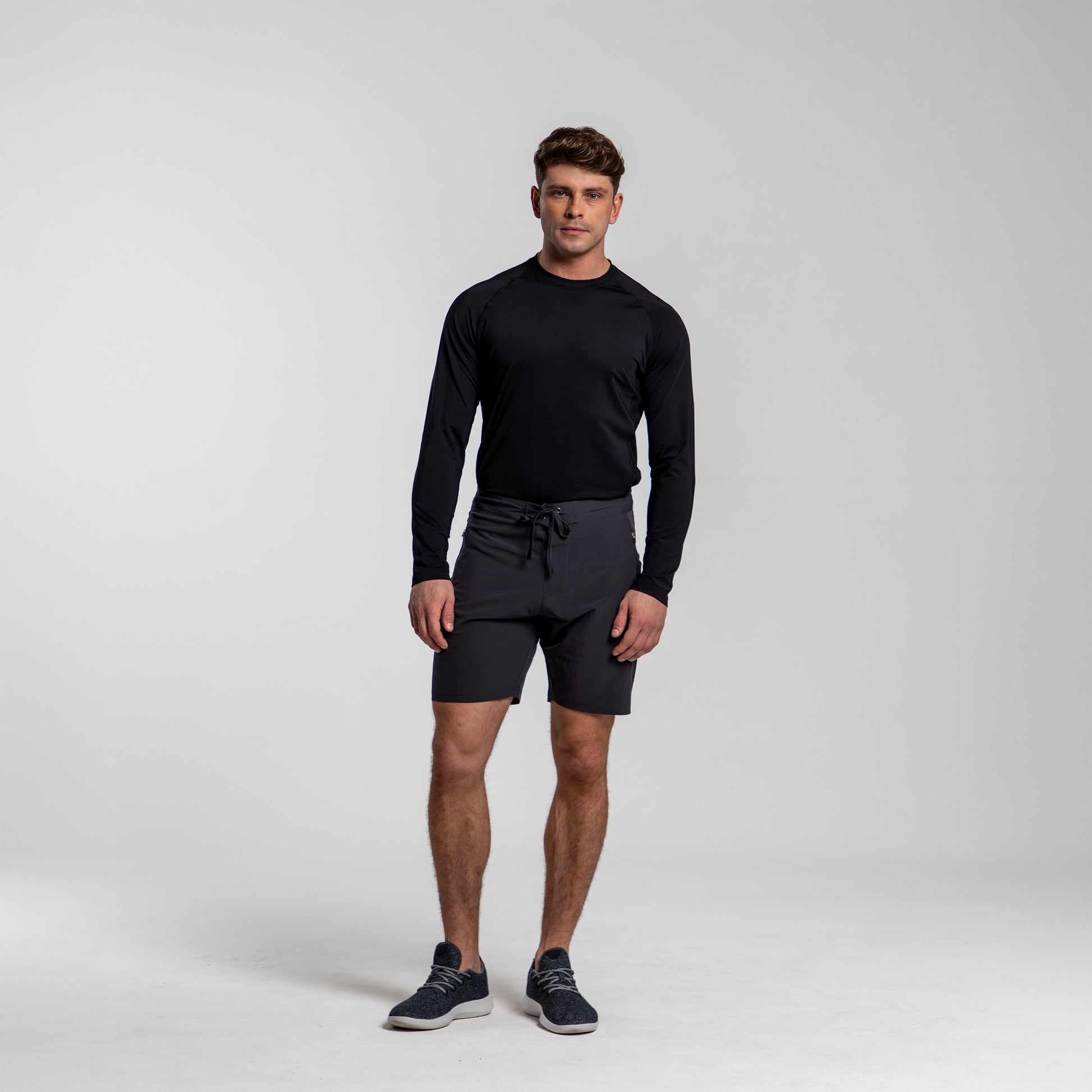VMG Clothing Raglan Tie Waist Boardshort