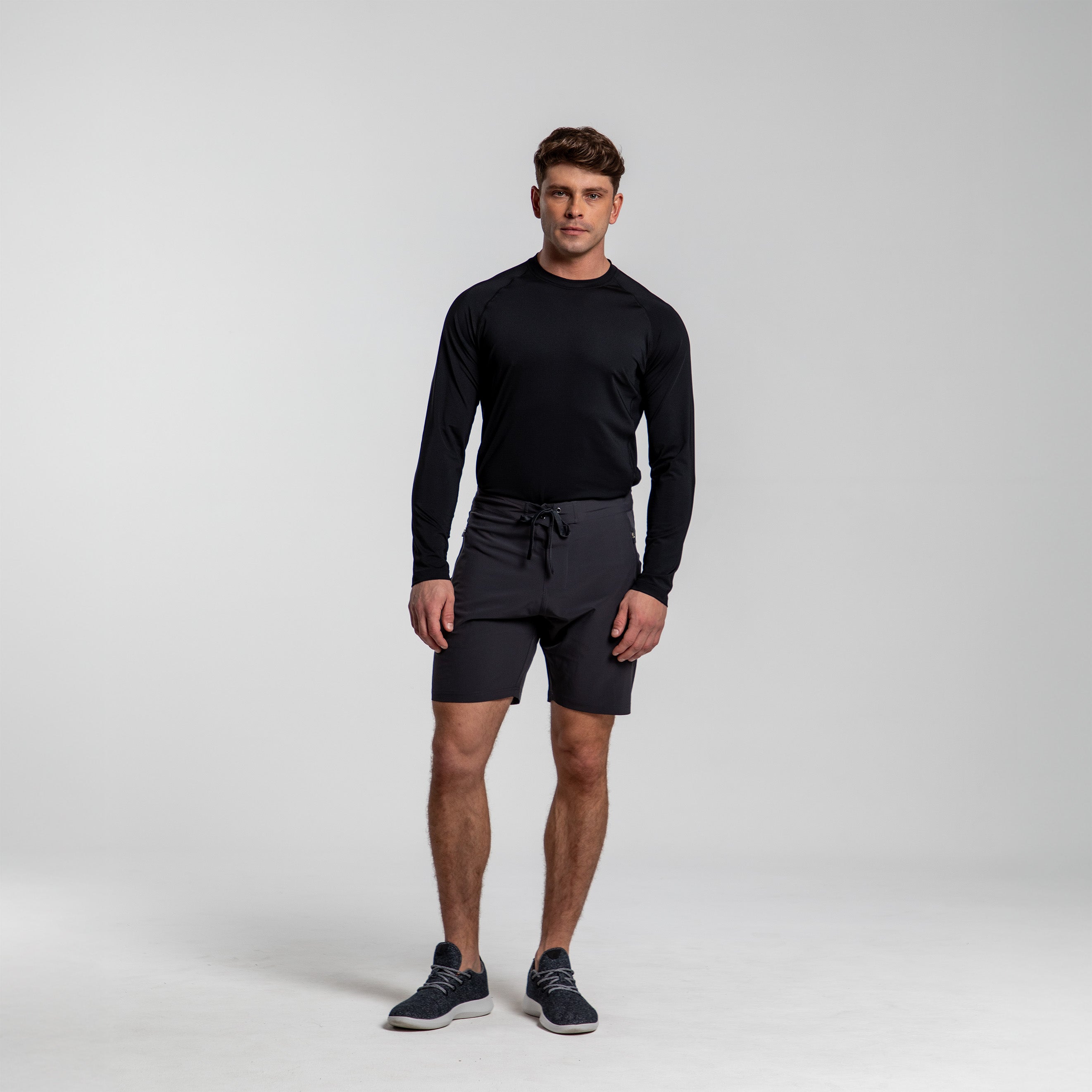 VMG Clothing Raglan Tie Waist Boardshort
