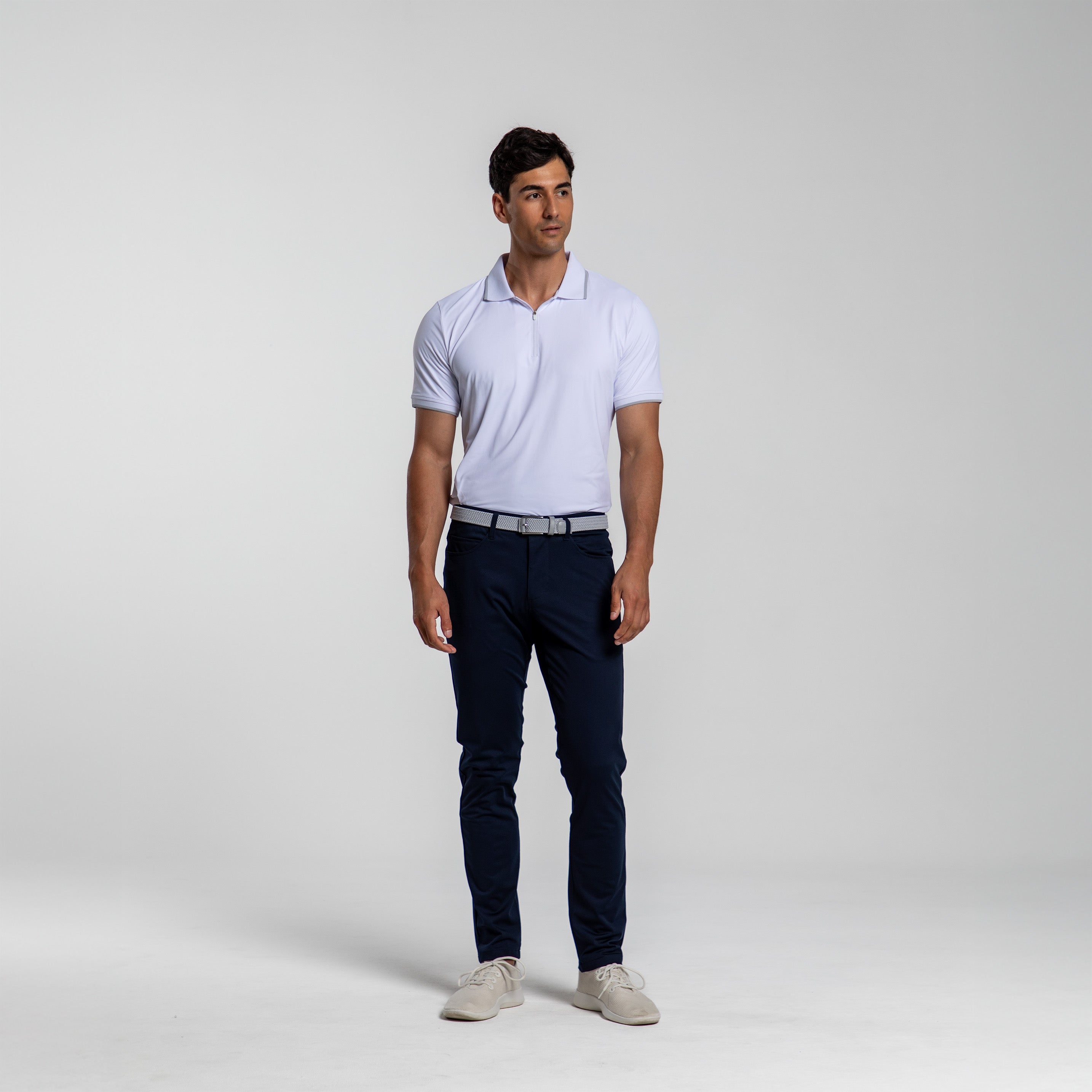 VMG Clothing Wanaka Men's Zip Short Sleeve Polo