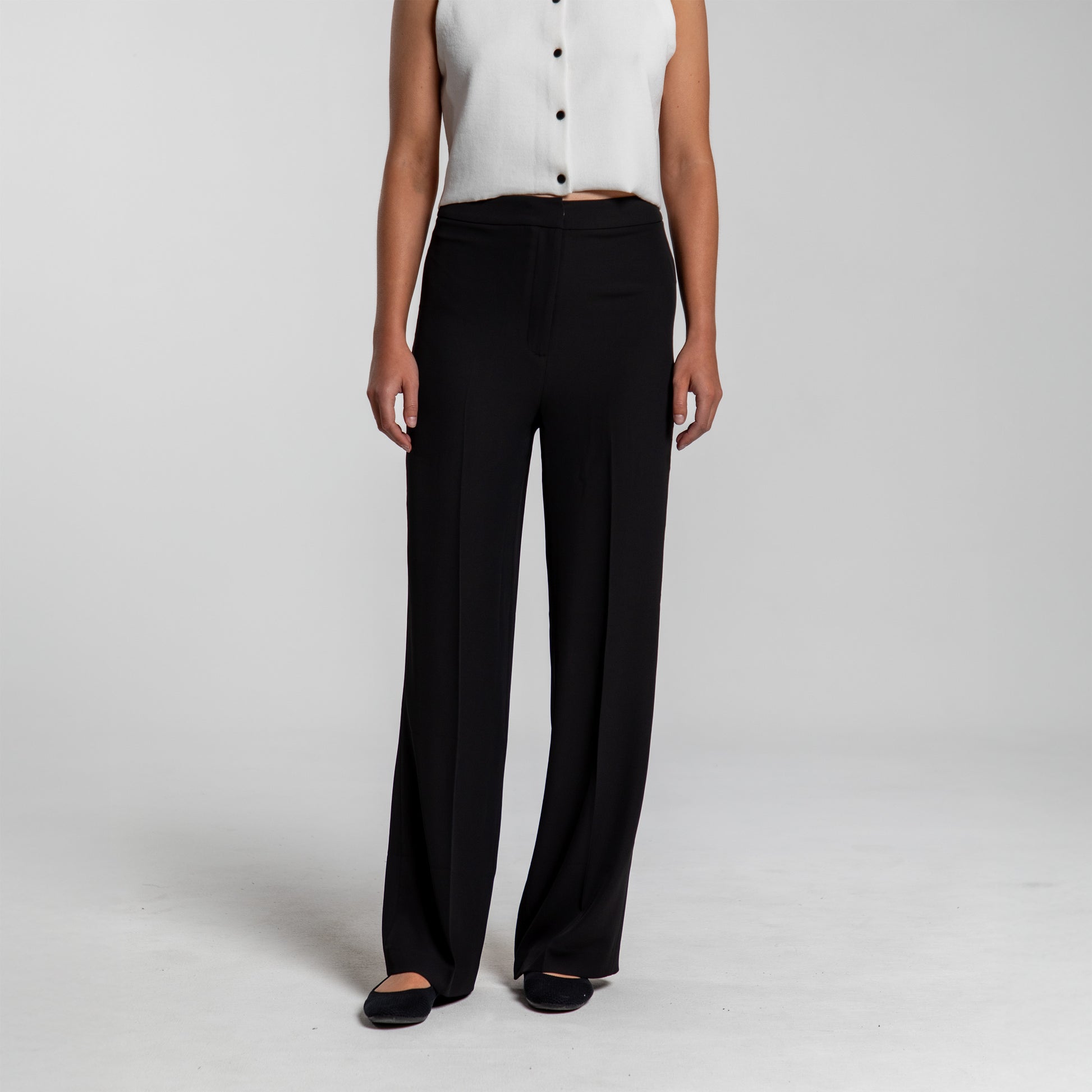 VMG Clothing Custom  Women's Coco Wide Leg Flat Front Pant