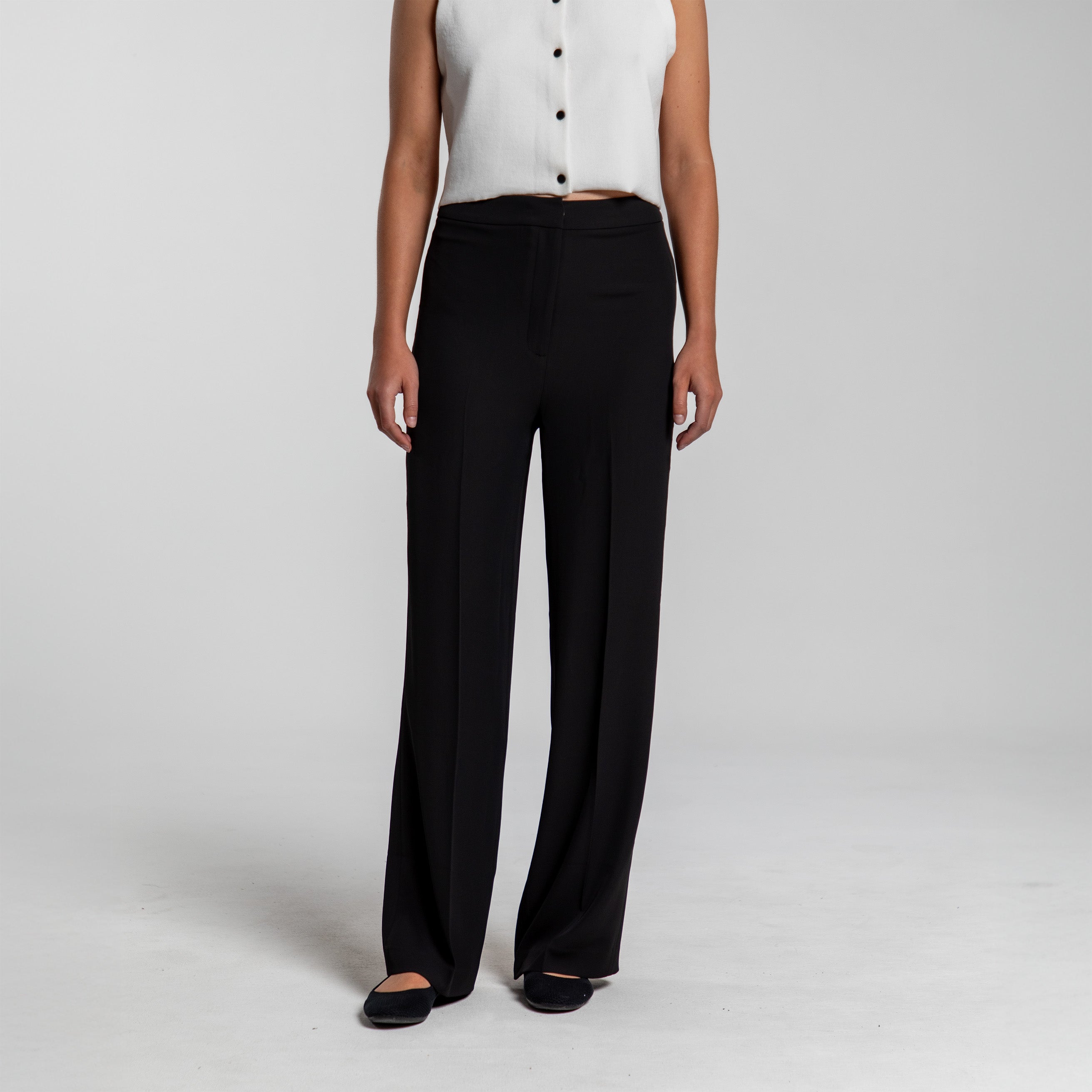 VMG Clothing Custom  Women's Coco Wide Leg Flat Front Pant