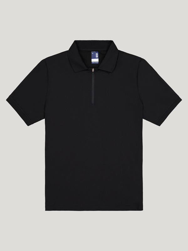 VMG Clothing Wanaka Men's Zip Short Sleeve Polo