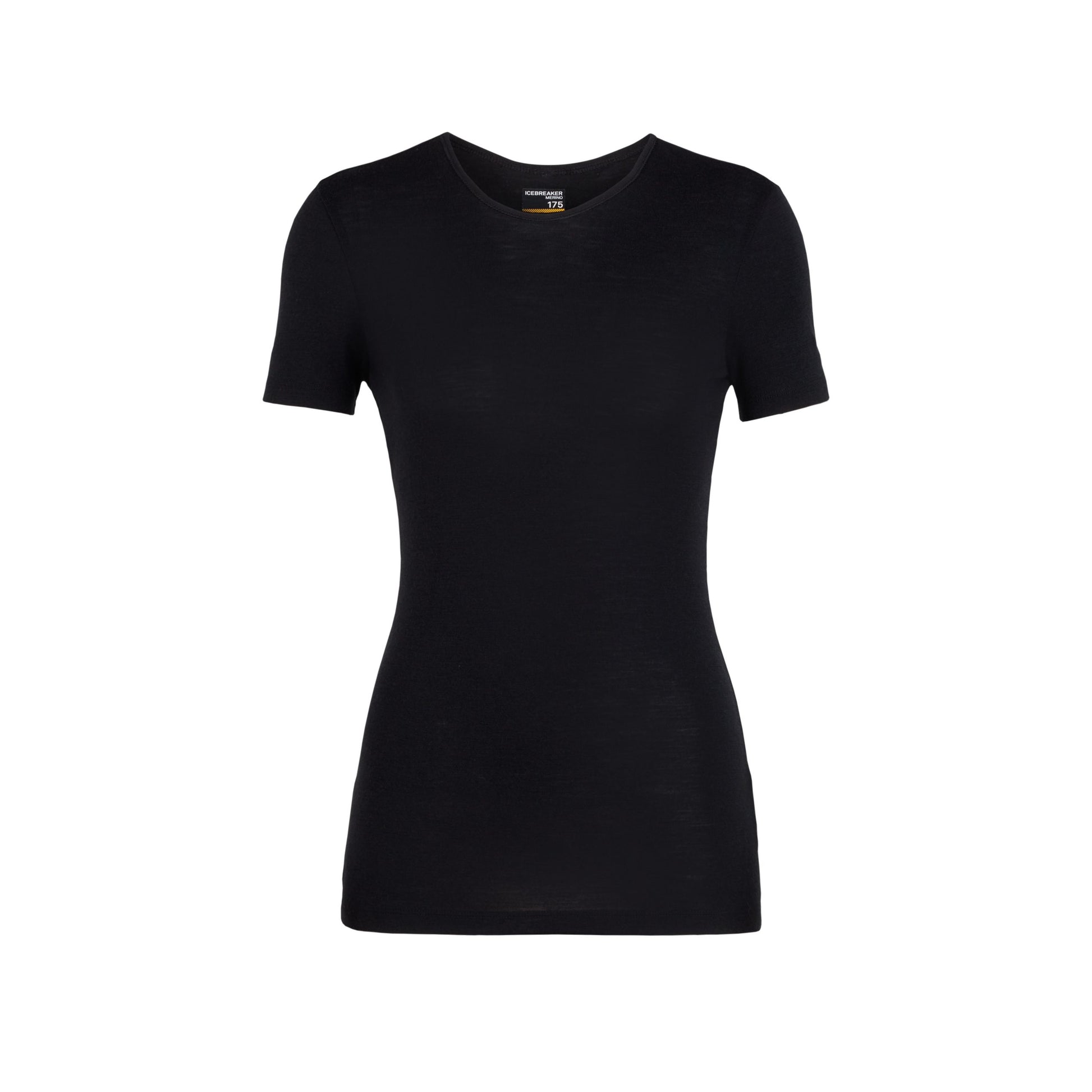 Icebreaker Women's 175 Everyday SS Crewe - Black - X/S