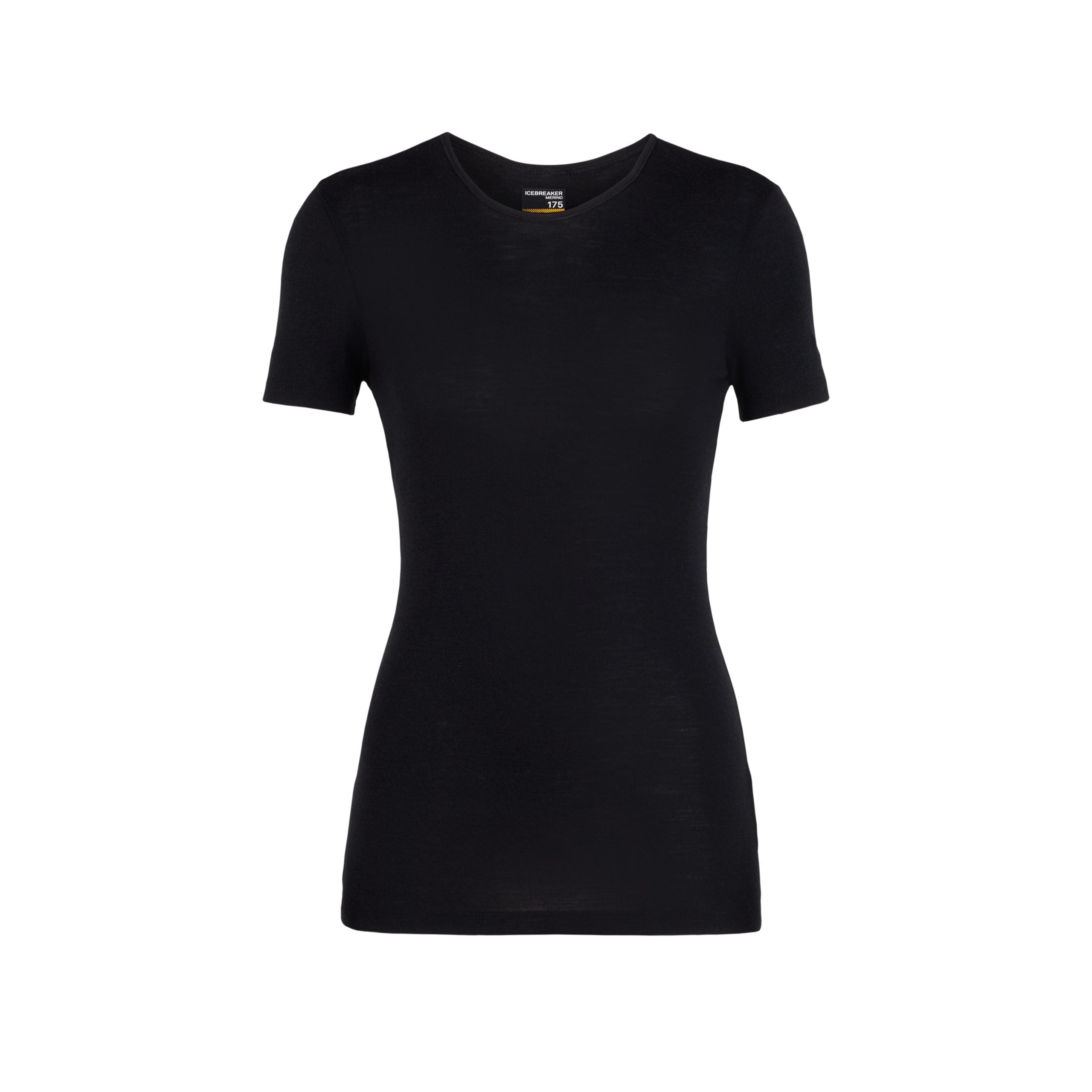 Icebreaker Women' 175 Everyday SS Crewe - Black - S