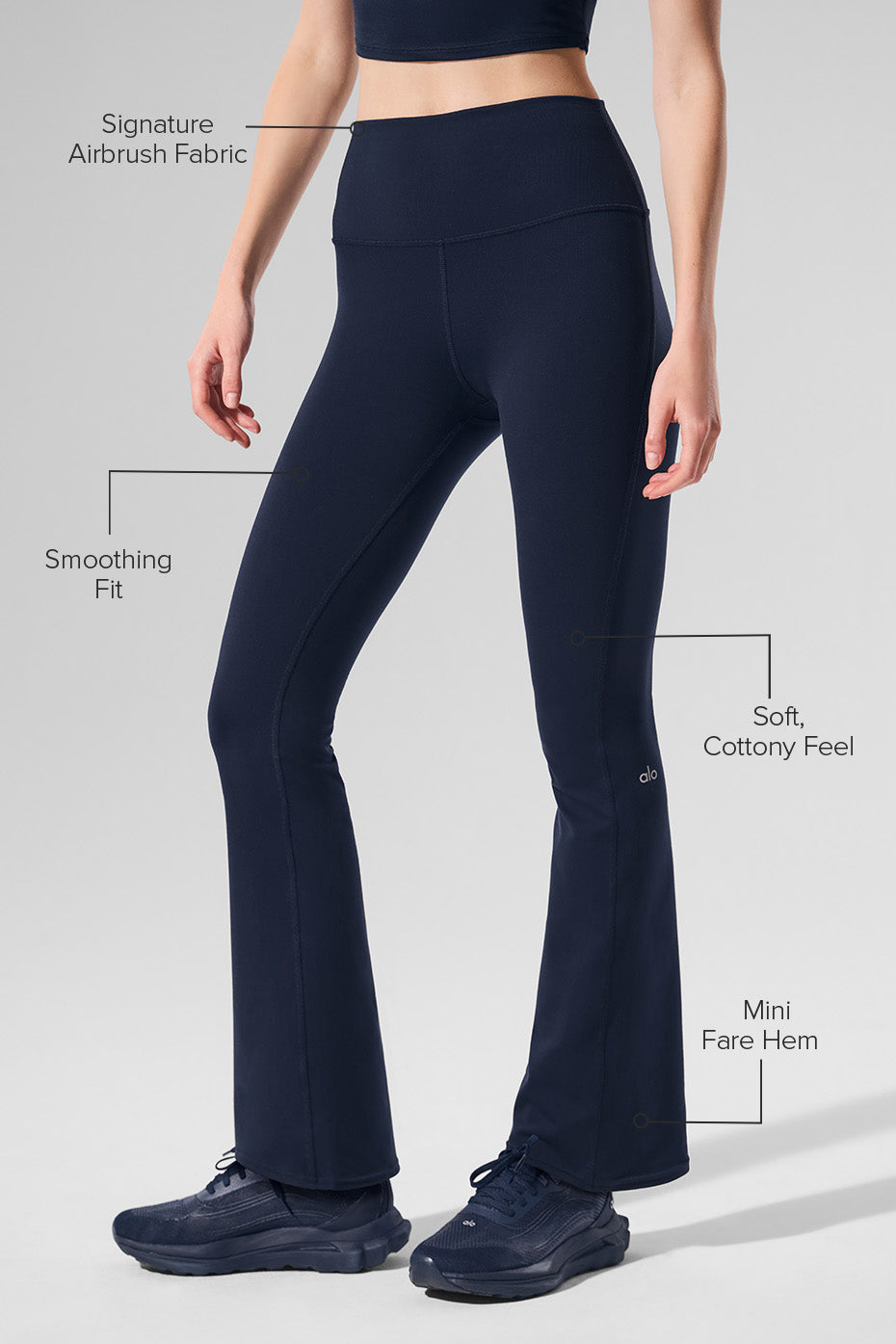 Alo Airbrush High-Waist 7/8 Bootcut Legging