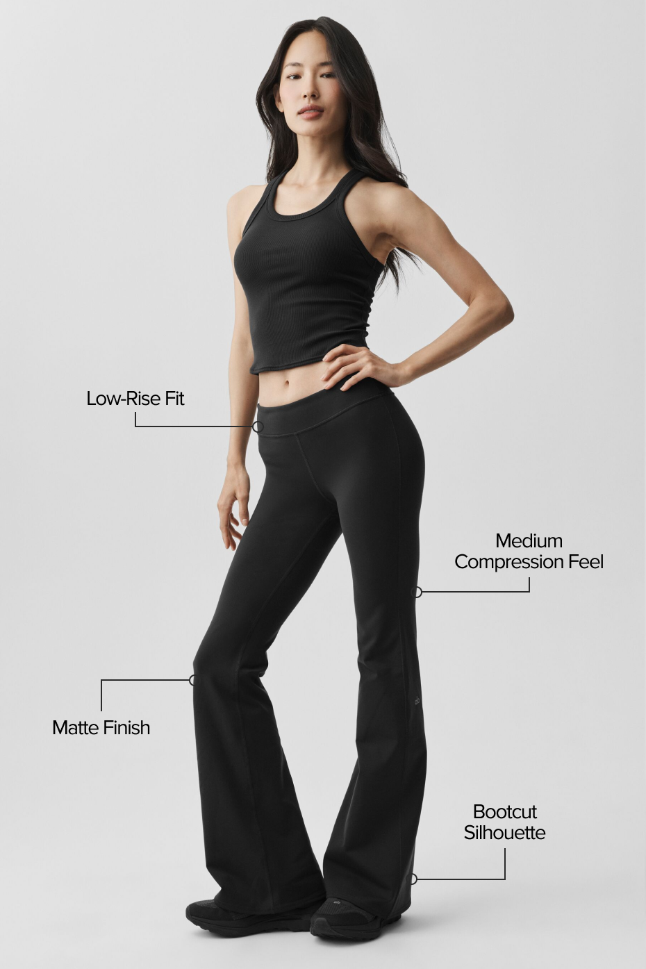 Alo Airbrush Low-Rise Bootcut Legging