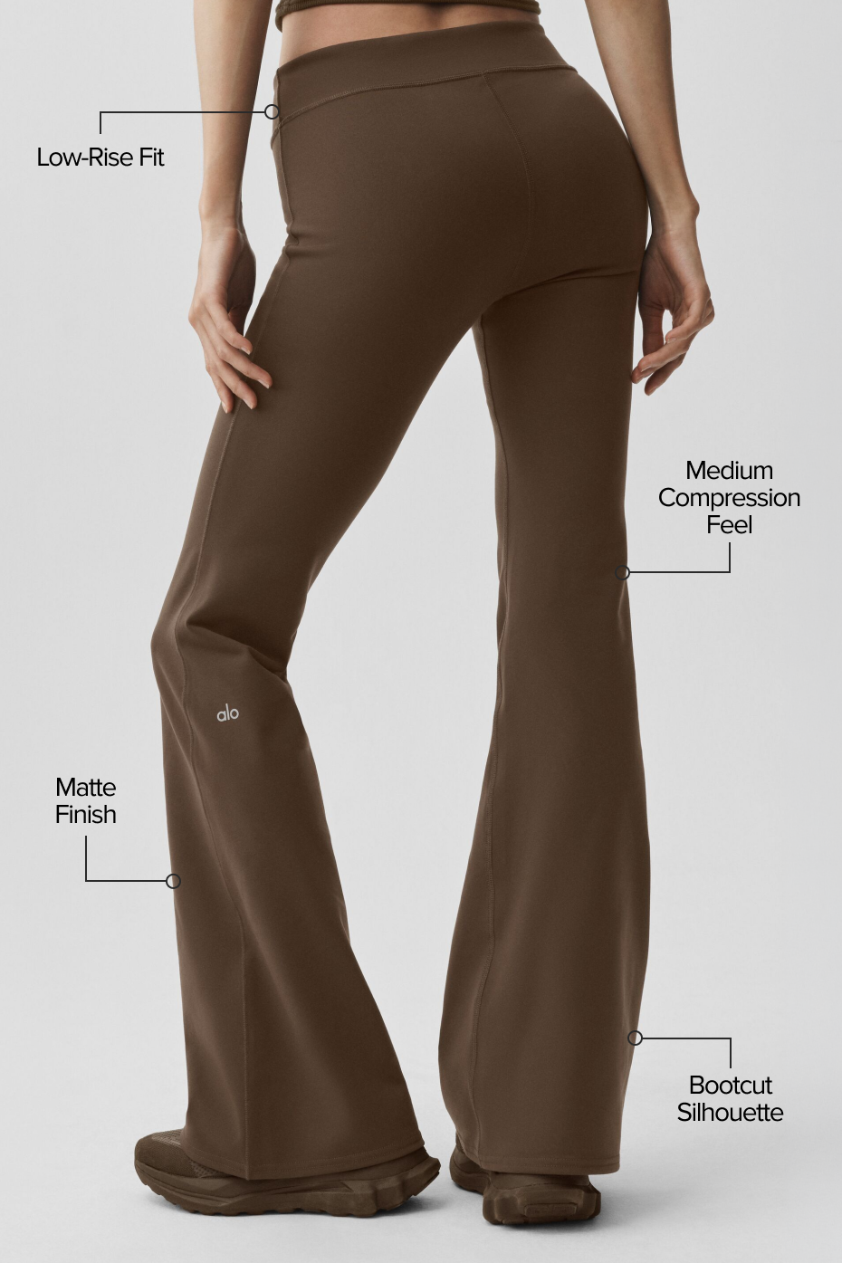 Alo Airbrush Low-Rise Bootcut Legging