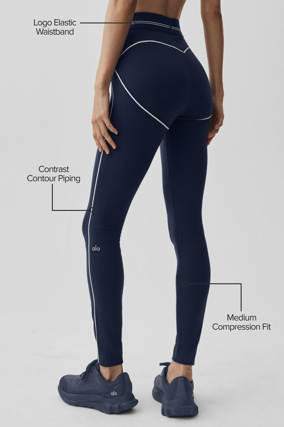 Alo Airbrush High-Waist Heart Throb Legging