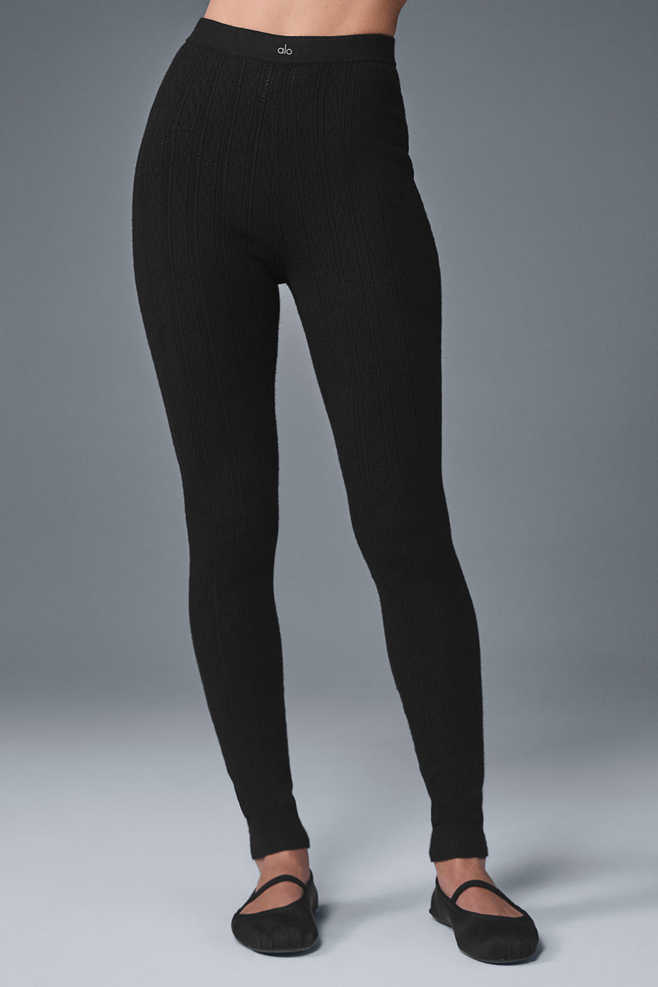Alo Pointelle Sweater High-Waist Be Mine Legging