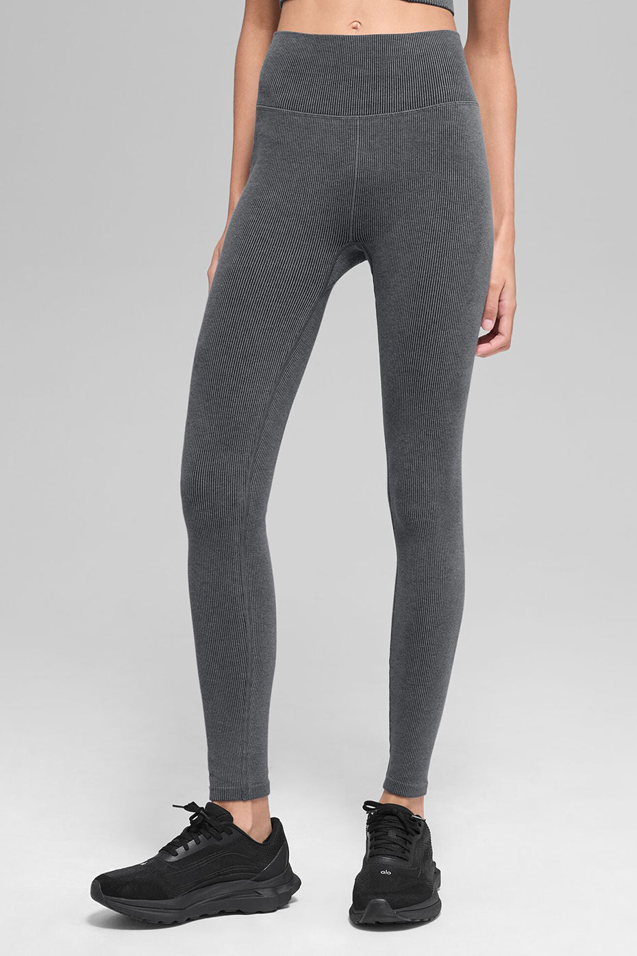 Alo Seamless High-Waist Two Tone Rib Legging