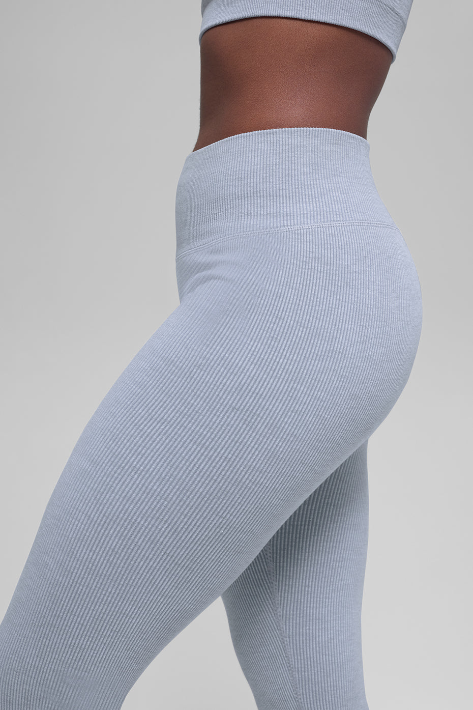 Alo Seamless High-Waist Two Tone Rib Legging