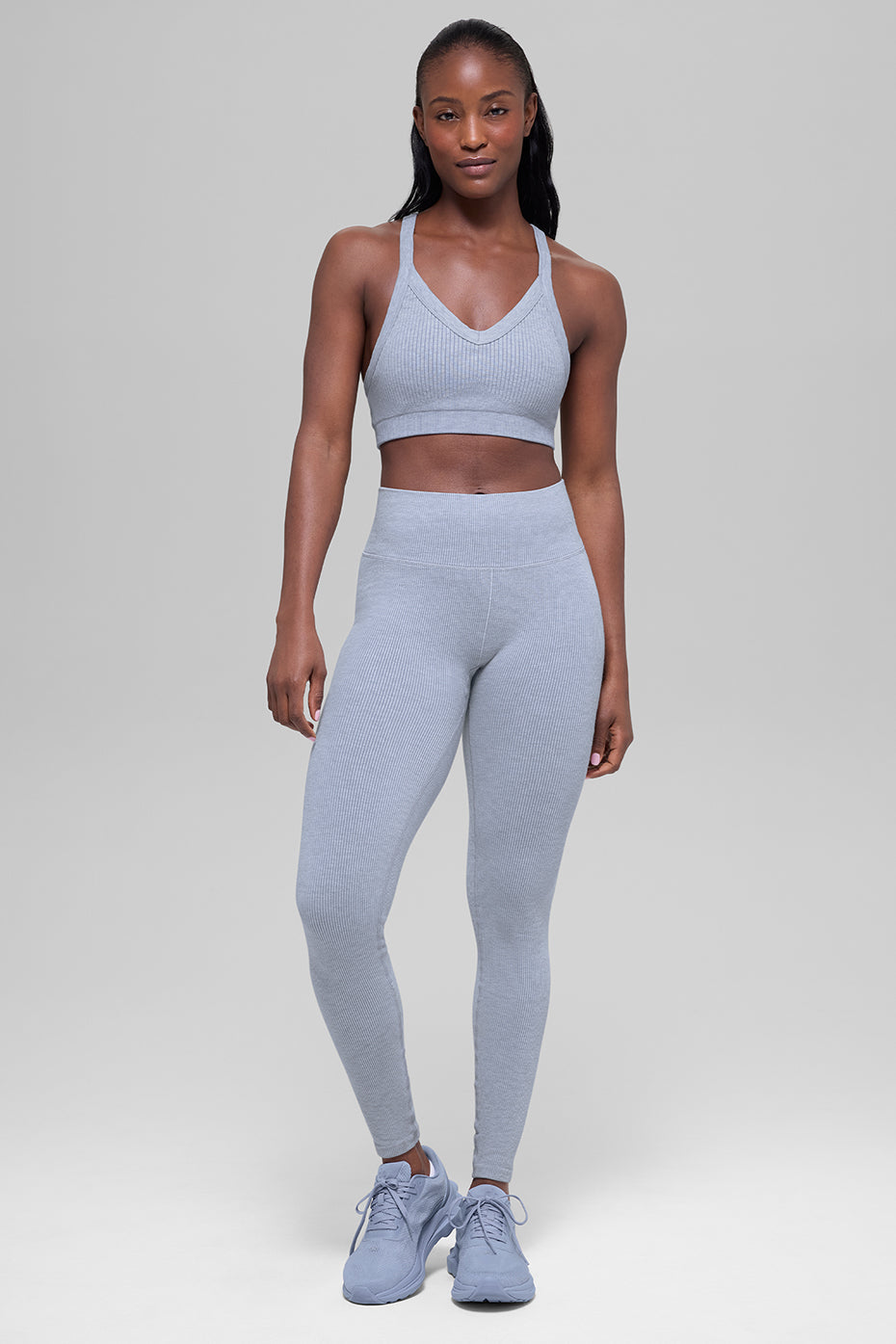Alo Seamless High-Waist Two Tone Rib Legging