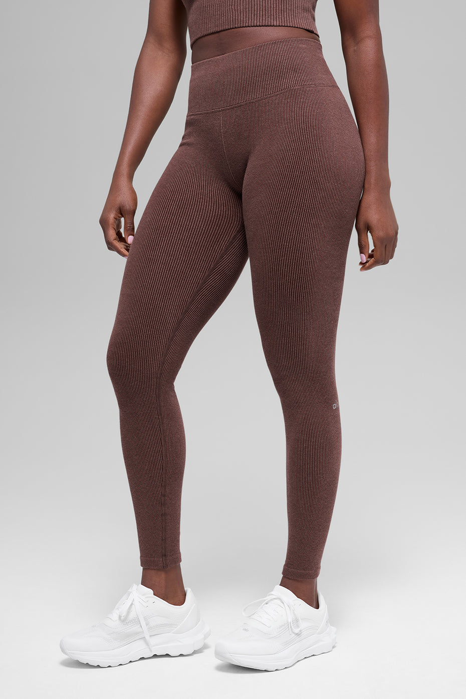 Alo Seamless High-Waist Two Tone Rib Legging