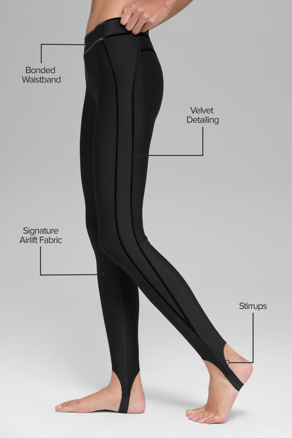 Alo Airlift High-Waist Love Language Stirrup Legging