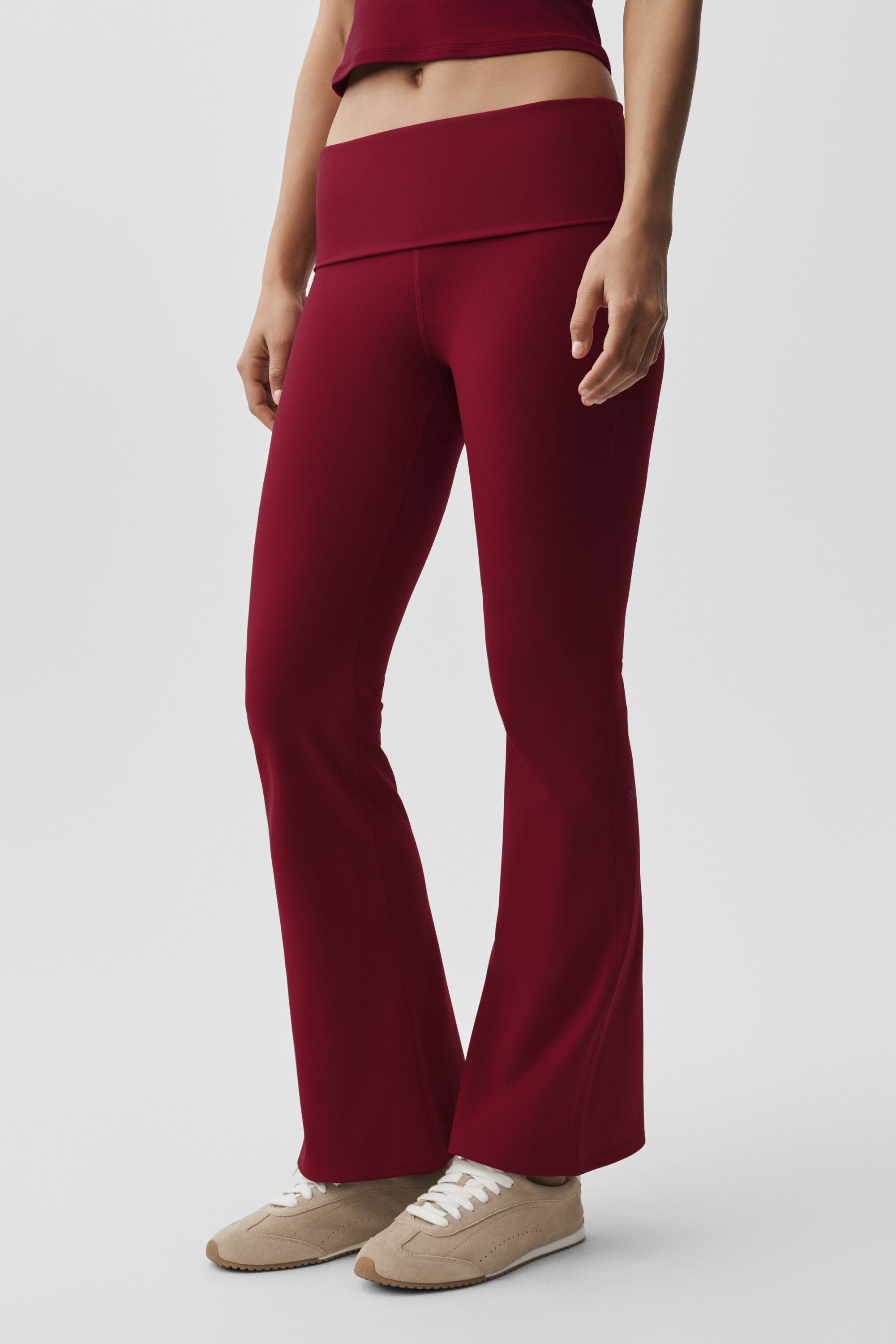 ALO Softsculpt Foldover Flare Legging