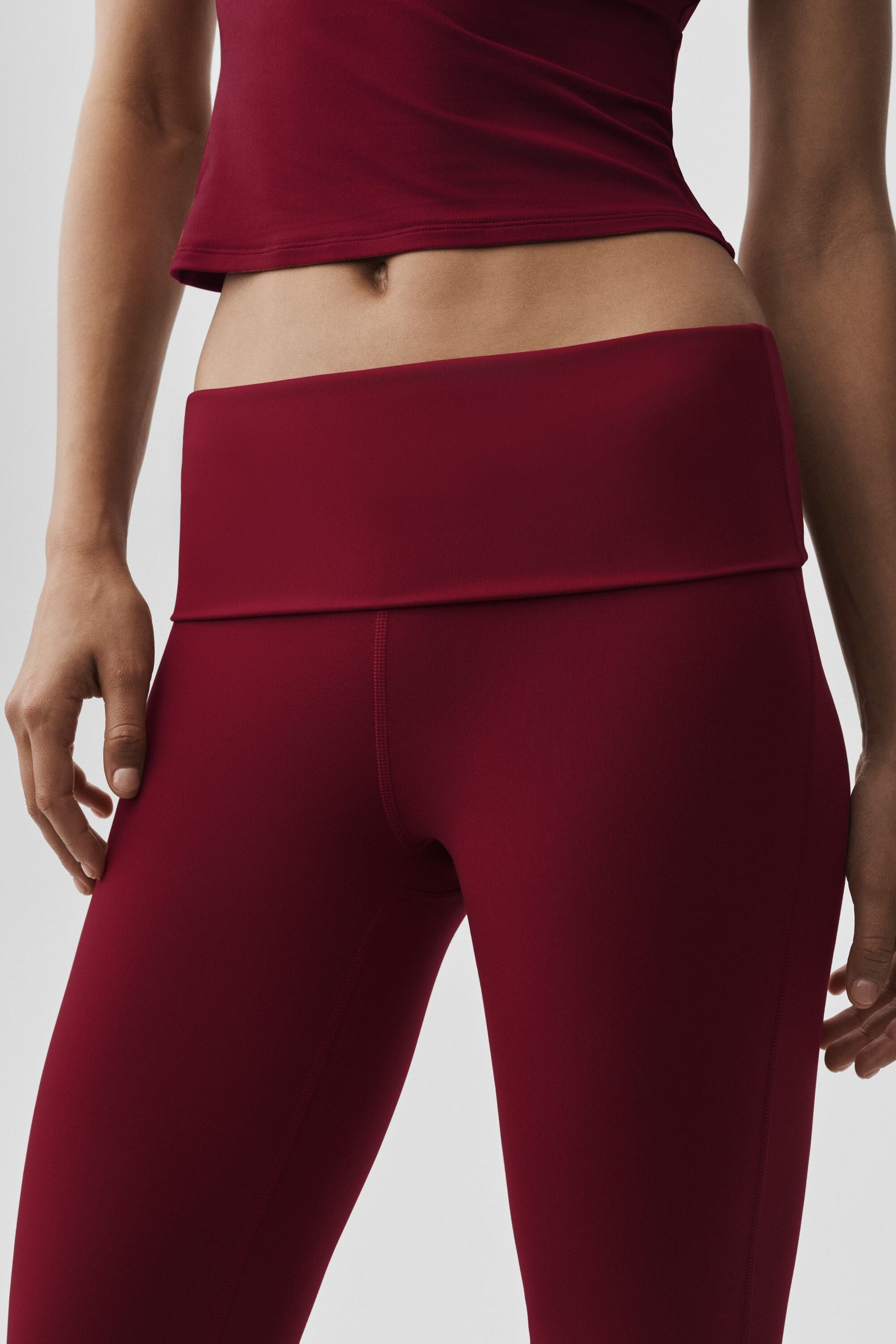 ALO Softsculpt Foldover Flare Legging