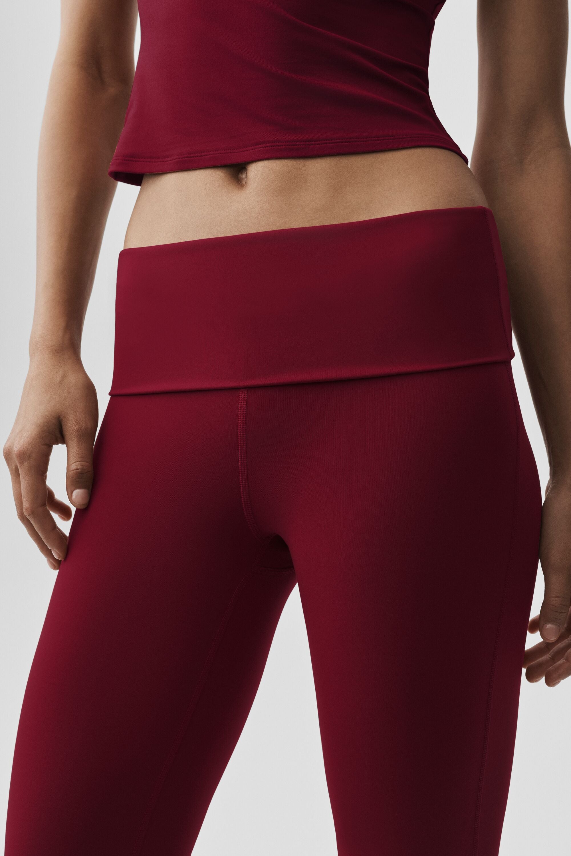ALO Softsculpt Foldover Flare Legging